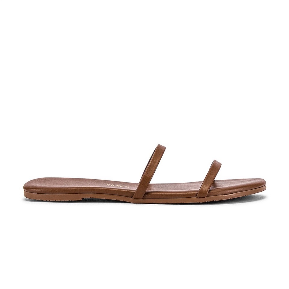TKEES GEMMA SANDAL IN BROWN “HEAT WAVE” SIZE 8 NEW W/ BAG